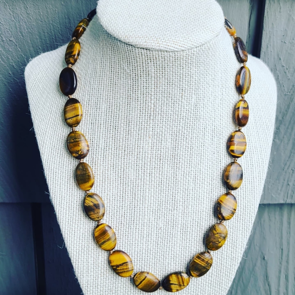 Tiger Eye Oval necklace 😍